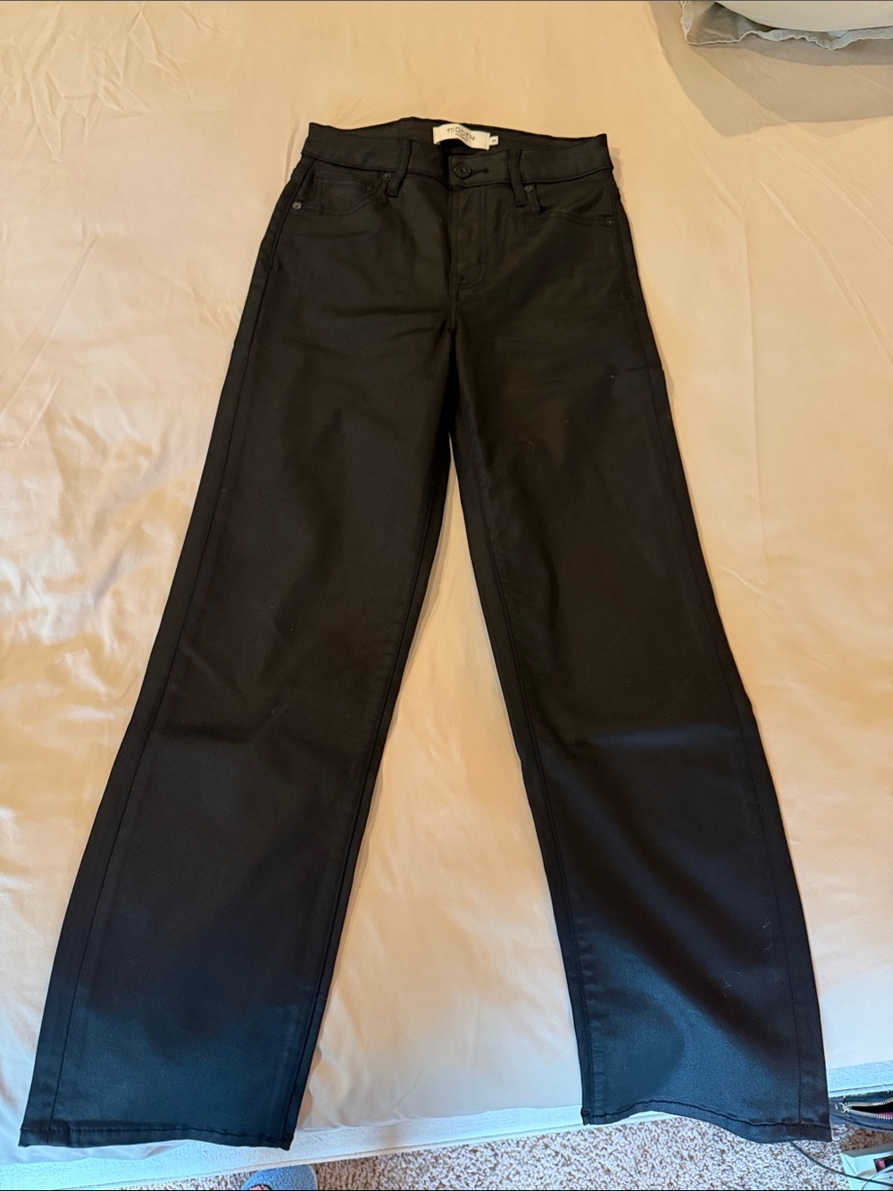 Women's Black Straight-Leg Jeans